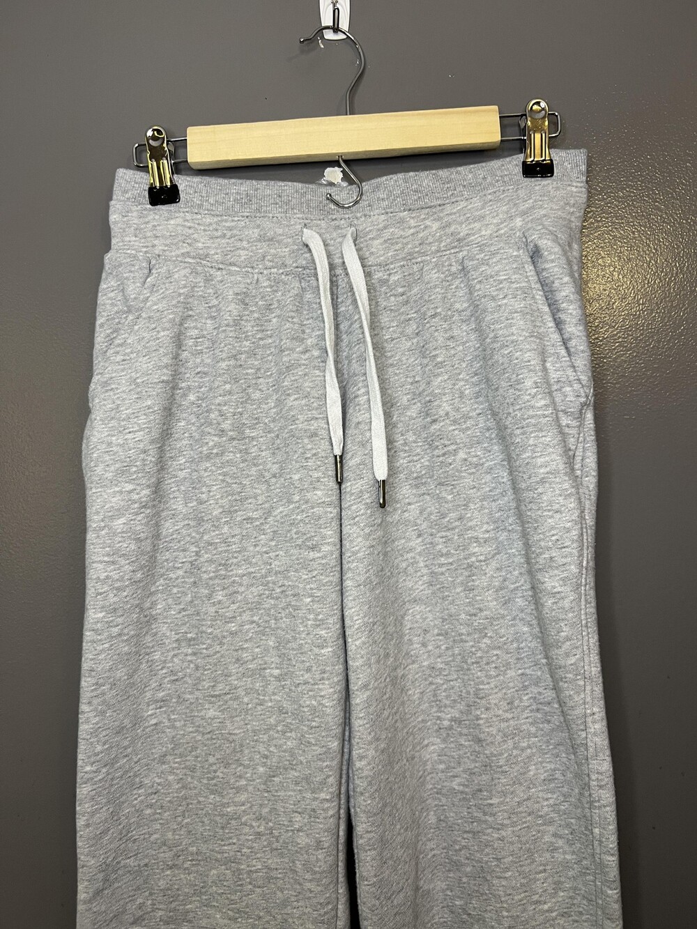 Tek Gear Sweatpants Mens Small Gray Ultrasoft Fleece Straight Leg Lounge Pants